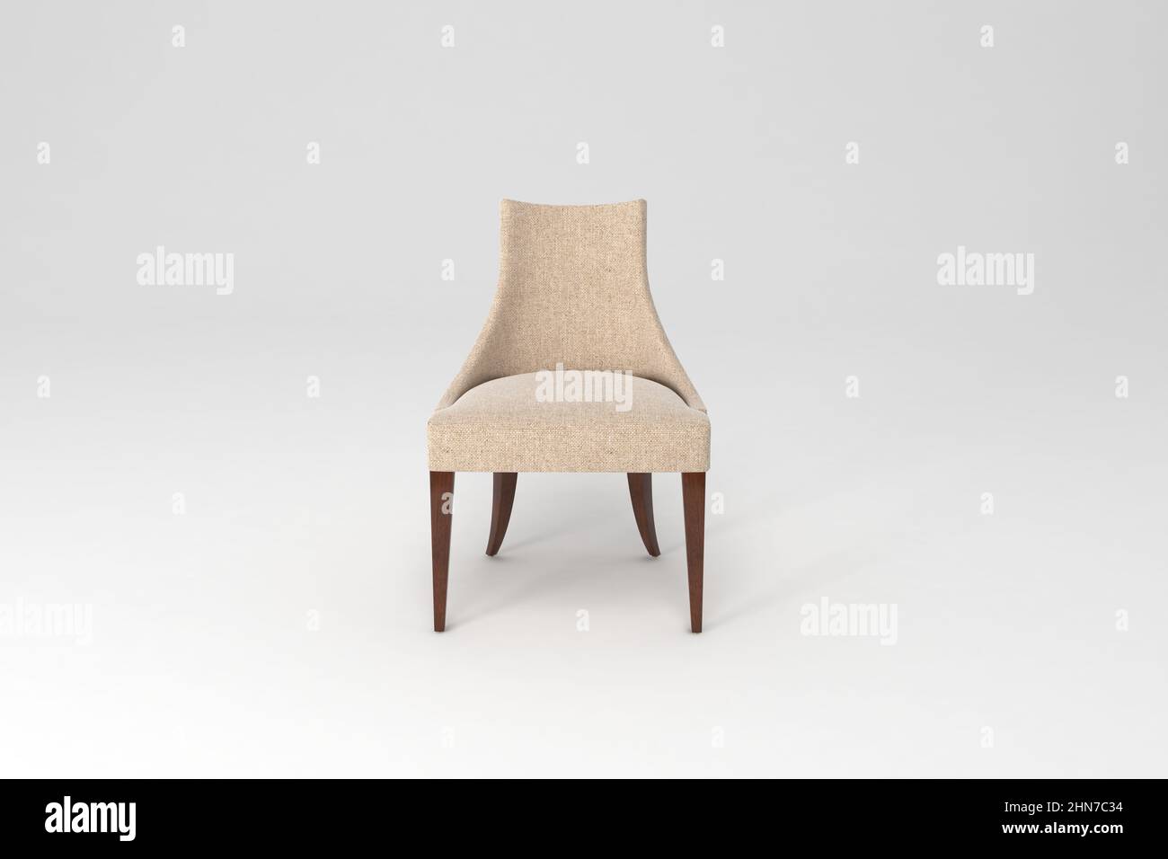 3D rendered chair isolated on a white background Stock Photo - Alamy