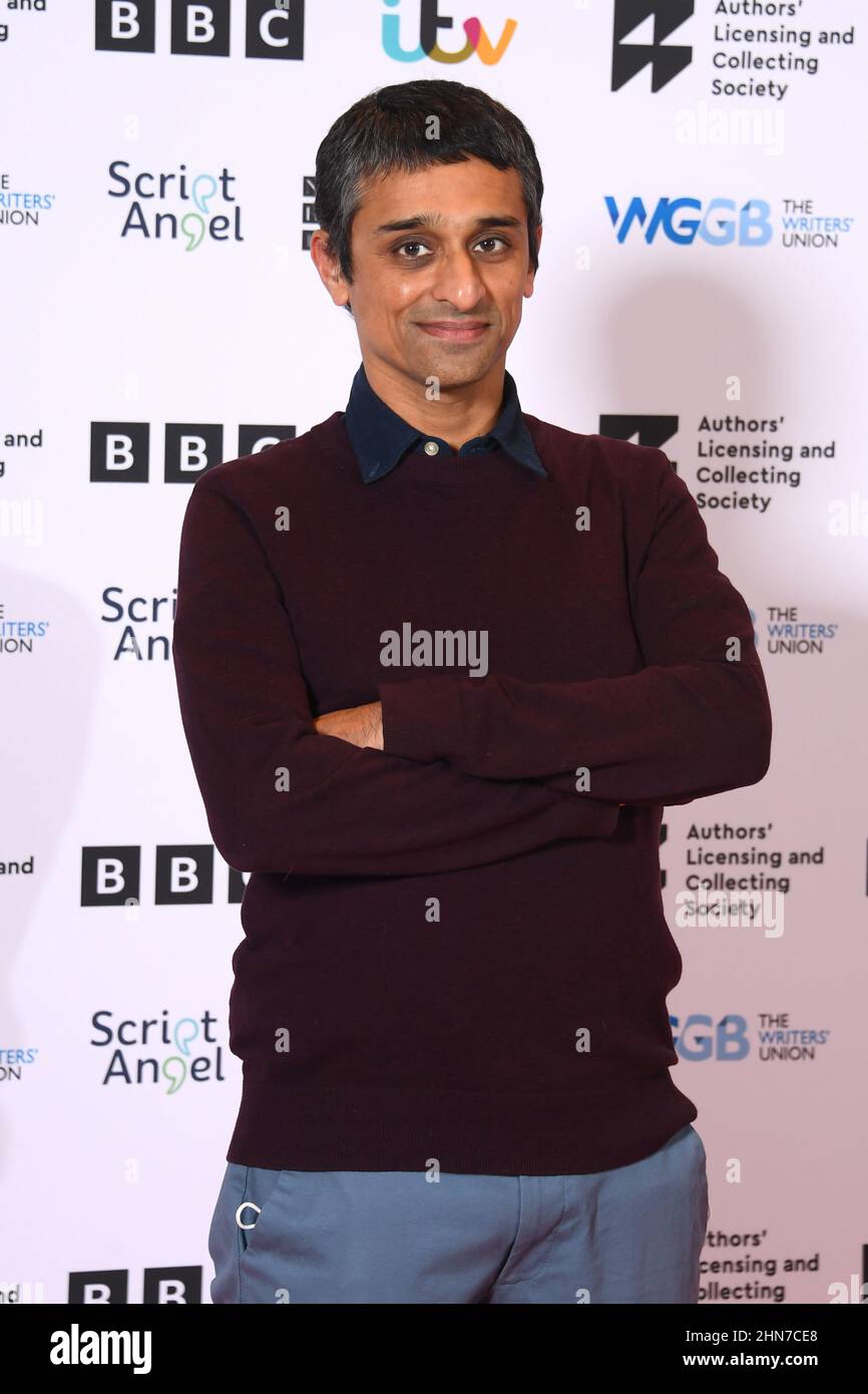 London, UK. 14 February 2022. Avin Shah attending The Writers' Guild of Great Britain Awards 2022 at the Royal College Of Physicians, London. Picture date: Monday February 14, 2022. Photo credit should read: Matt Crossick/Empics/Alamy Live News Stock Photo