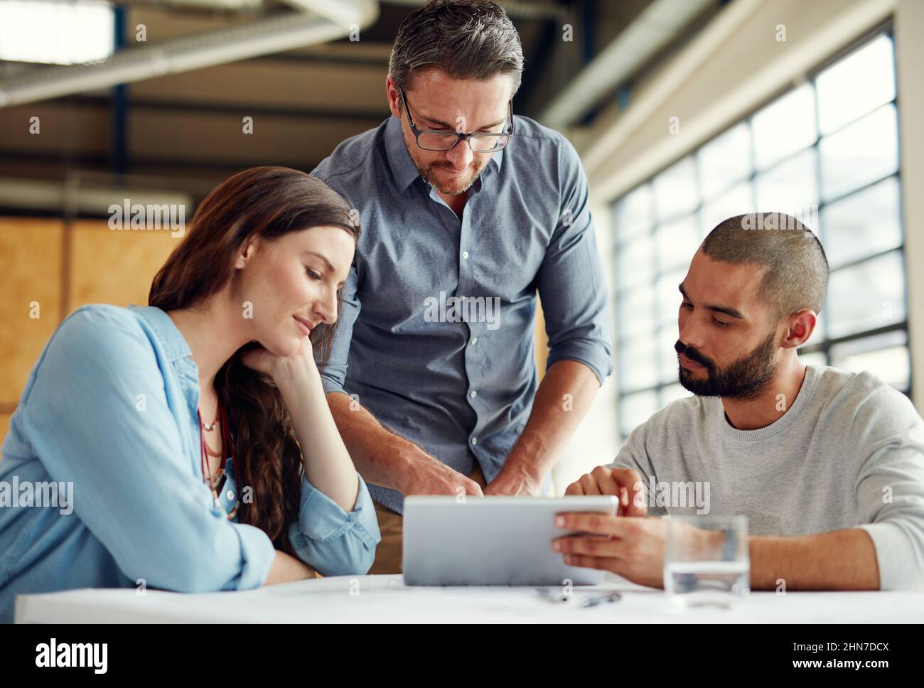 Making tomorrows success today. Shot of a group of coworkers having a
