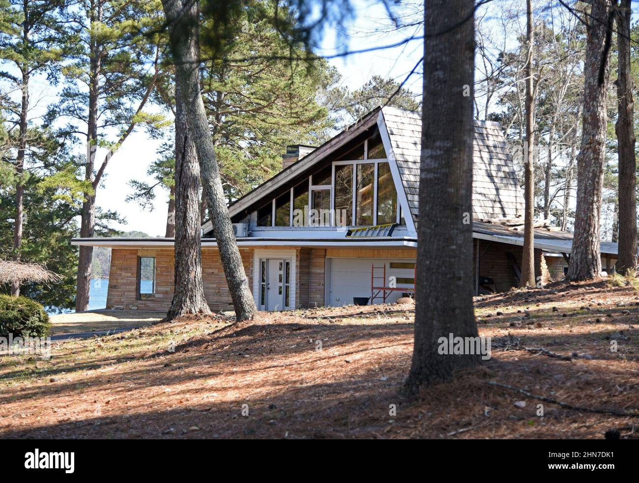 Atlanta, GA, USA. 13th Feb, 2022. Ozark Filming Locations, Byrd House, Flowery Branch GA on