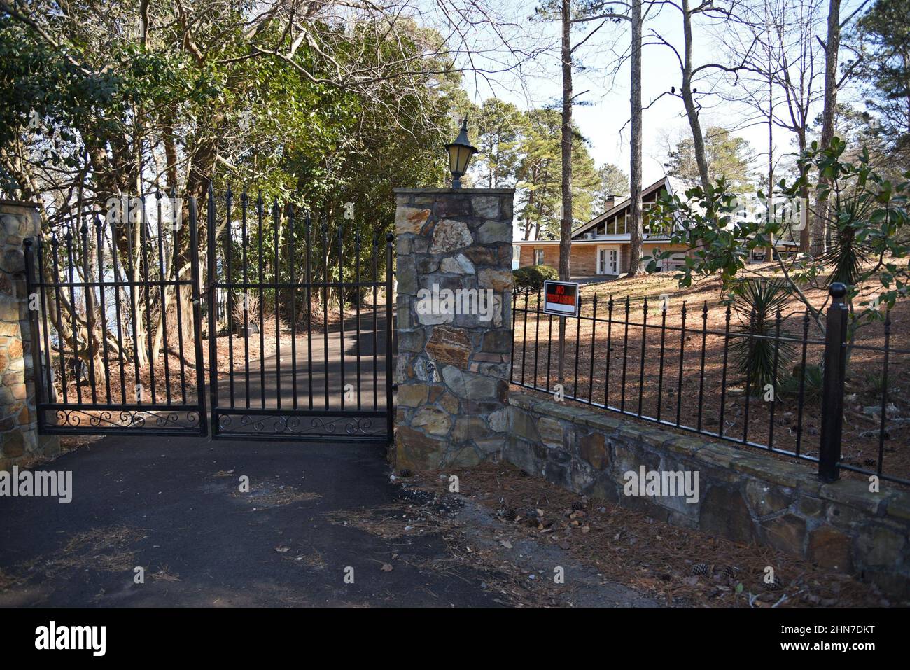 Atlanta, GA, USA. 13th Feb, 2022. Ozark Filming Locations, Byrd House, Flowery Branch GA on