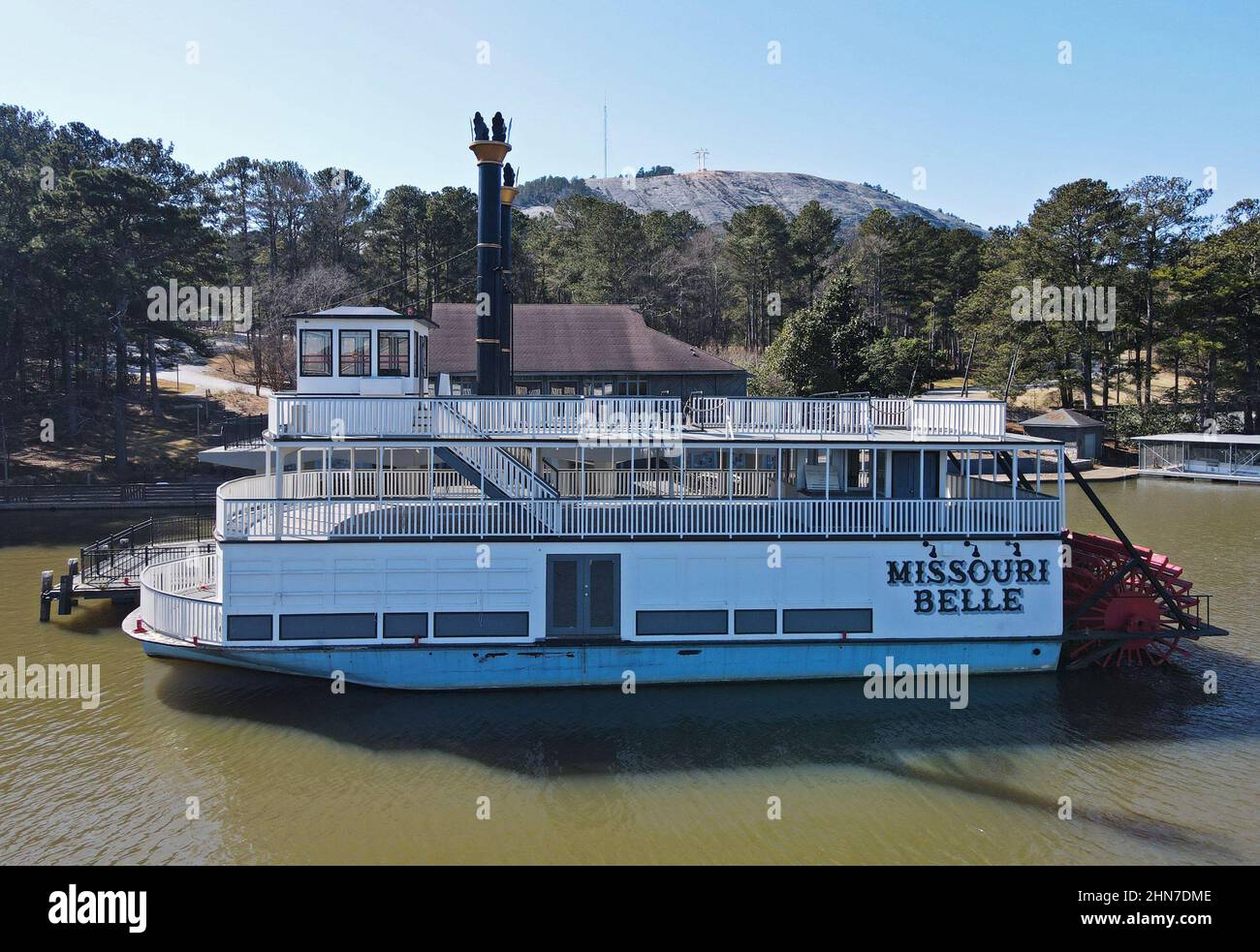 Atlanta, GA, USA. 13th Feb, 2022. Ozark Filming Locations, Missouri Belle Casino, Stone Mountain