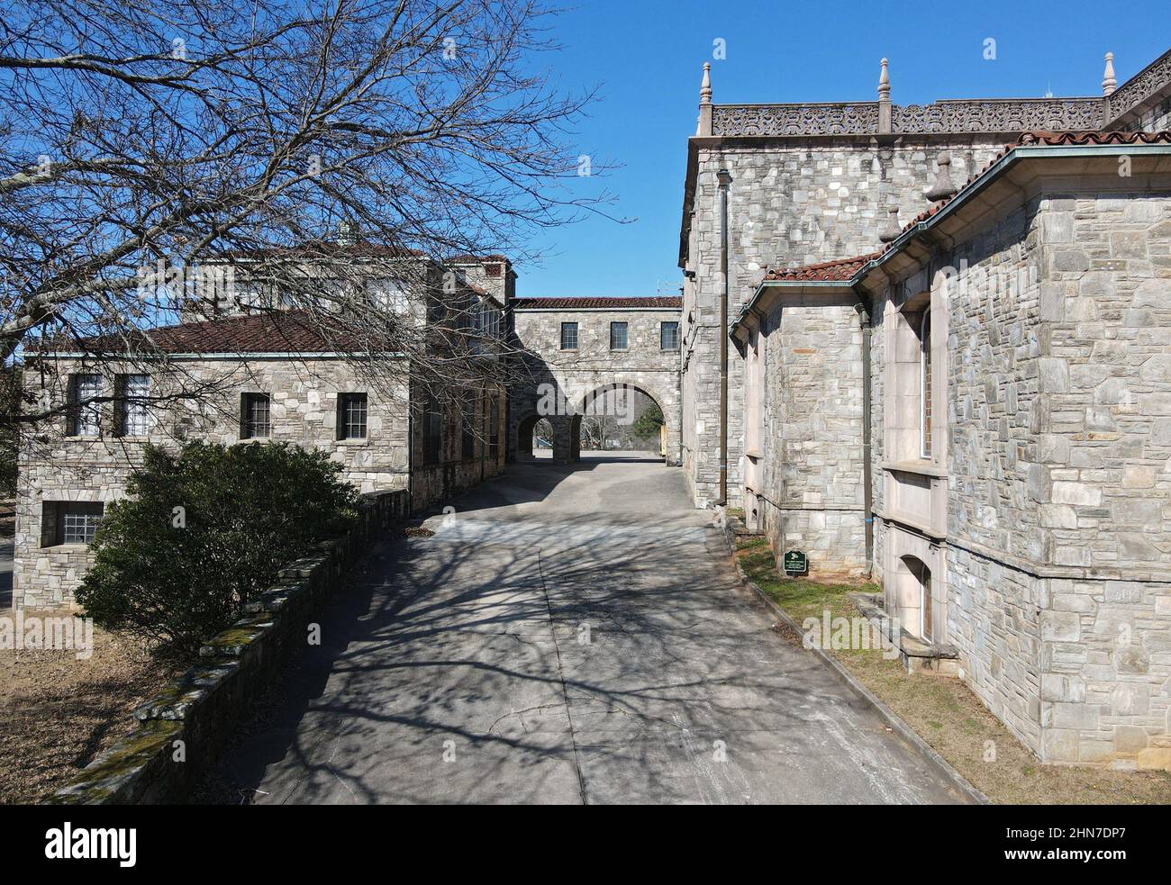 Atlanta, GA, USA. 13th Feb, 2022. Ozark Filming Locations, Omar Navarro Estate, Atlanta GA on