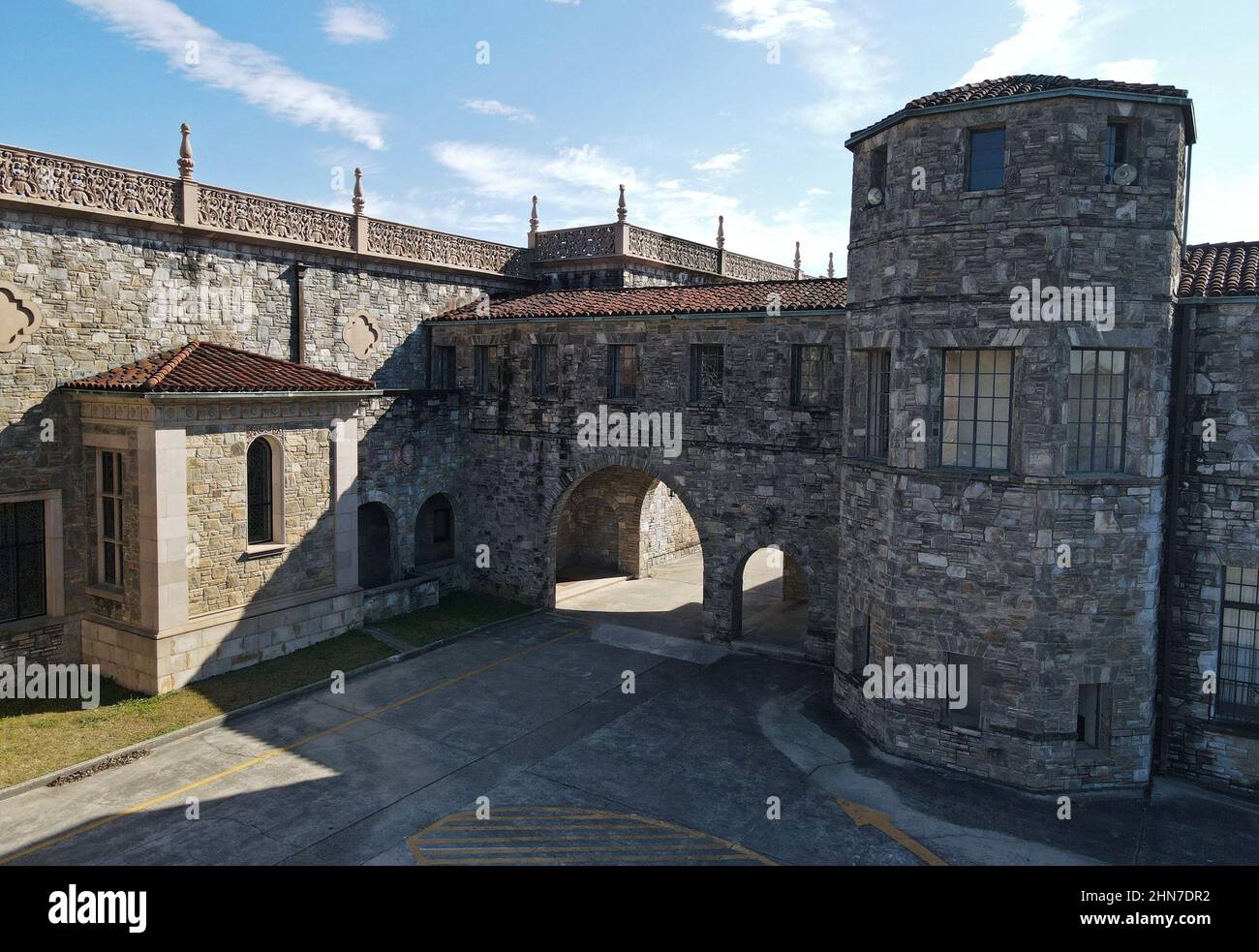 Atlanta, GA, USA. 13th Feb, 2022. Ozark Filming Locations, Omar Navarro Estate, Atlanta GA on