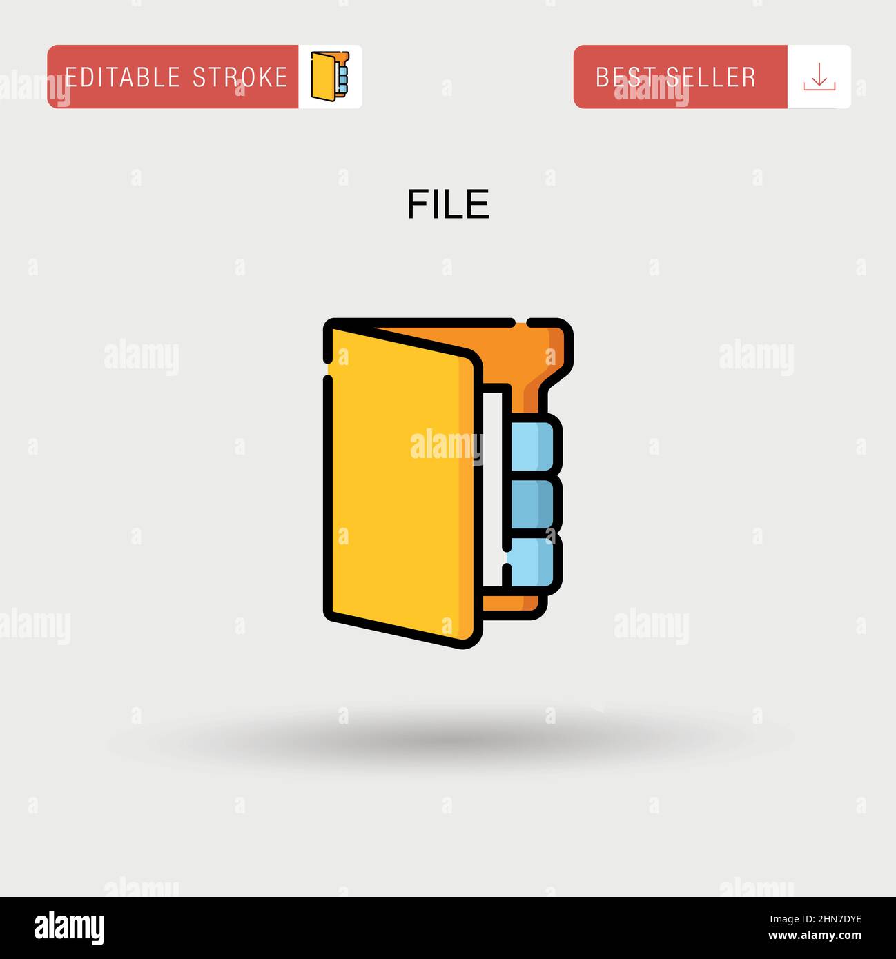 File Simple vector icon Stock Vector Image & Art - Alamy