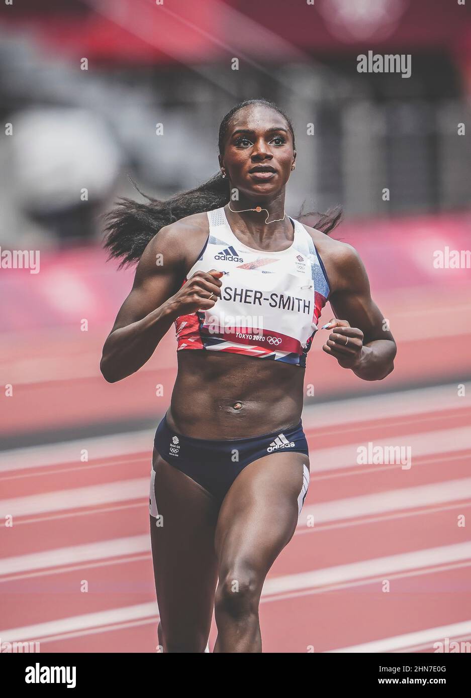 Dina Asher Smith Participating In The Semi final Of The 100 Meters Of dina-asher-smith-participating-in-the-semi-final-of-the-100-meters-of