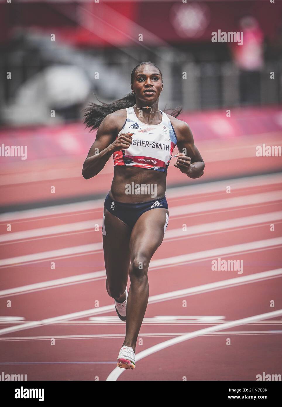 Dina Asher Smith Participating In The Semi final Of The 100 Meters Of dina-asher-smith-participating-in-the-semi-final-of-the-100-meters-of