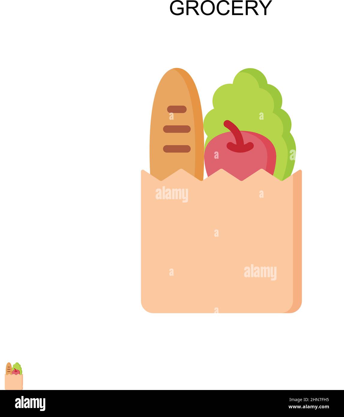 Grocery store shopping Stock Vector Images Alamy