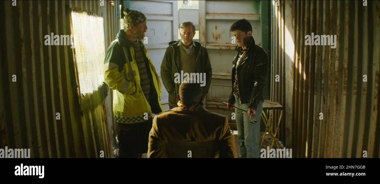 TOLLBOOTH, (aka THE TOLL), foreground, back to camera: Gary Beadle ...