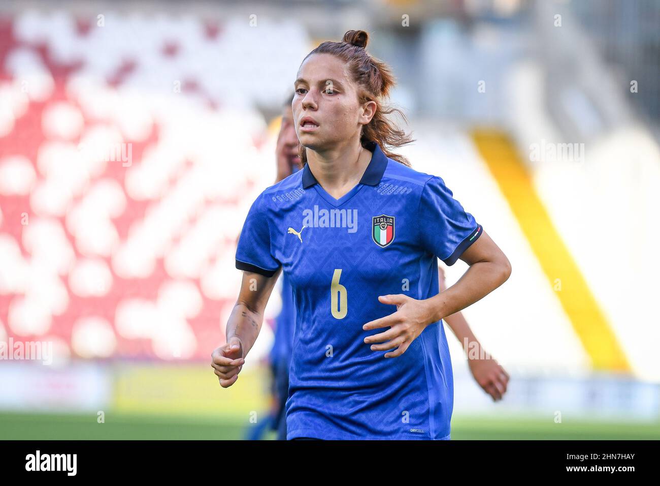 Trieste, Italy. 17th Sep, 2021. Manuela Giuliano (Italy) during Women s World Cup 2023 Qualifiers - Italy vs Moldova (archive portraits), FIFA World Cup in Trieste, Italy, September 17 2021 Credit: Independent Photo Agency/Alamy Live News Stock Photo