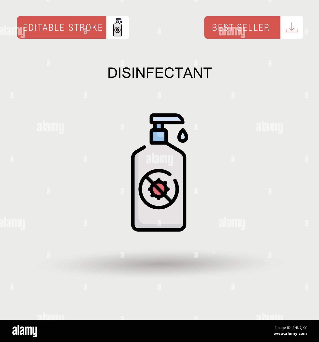 Disinfectant Simple vector icon Stock Vector Image & Art Alamy