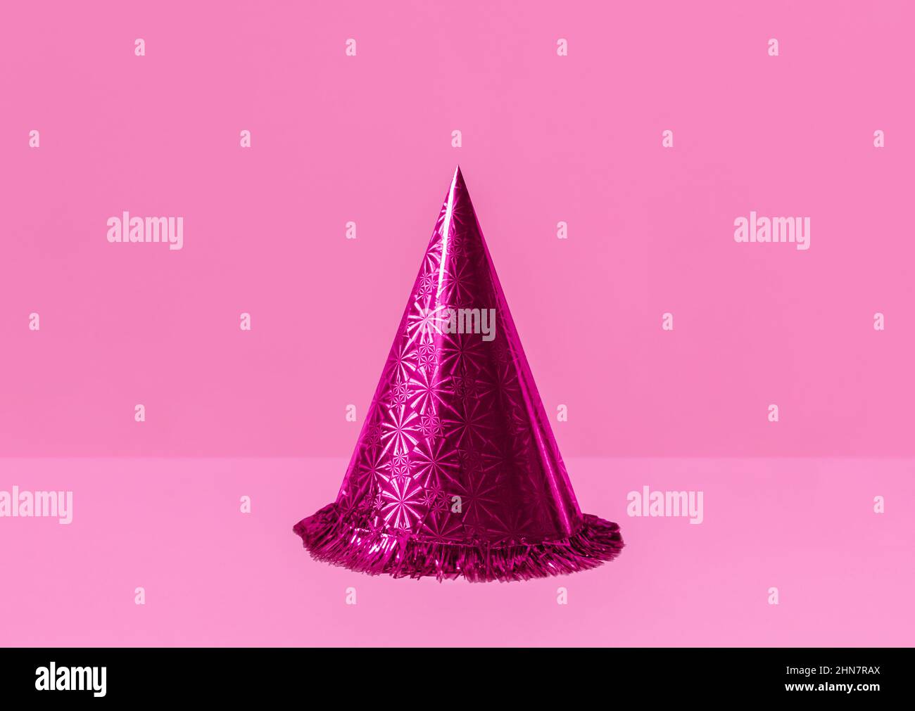 Party hat. Photo with copy space. Minimal style Stock Photo - Alamy