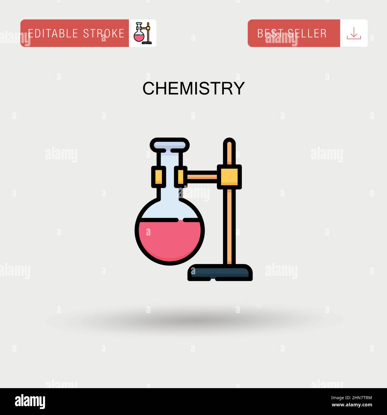 Chemistry Simple vector icon Stock Vector Image & Art - Alamy