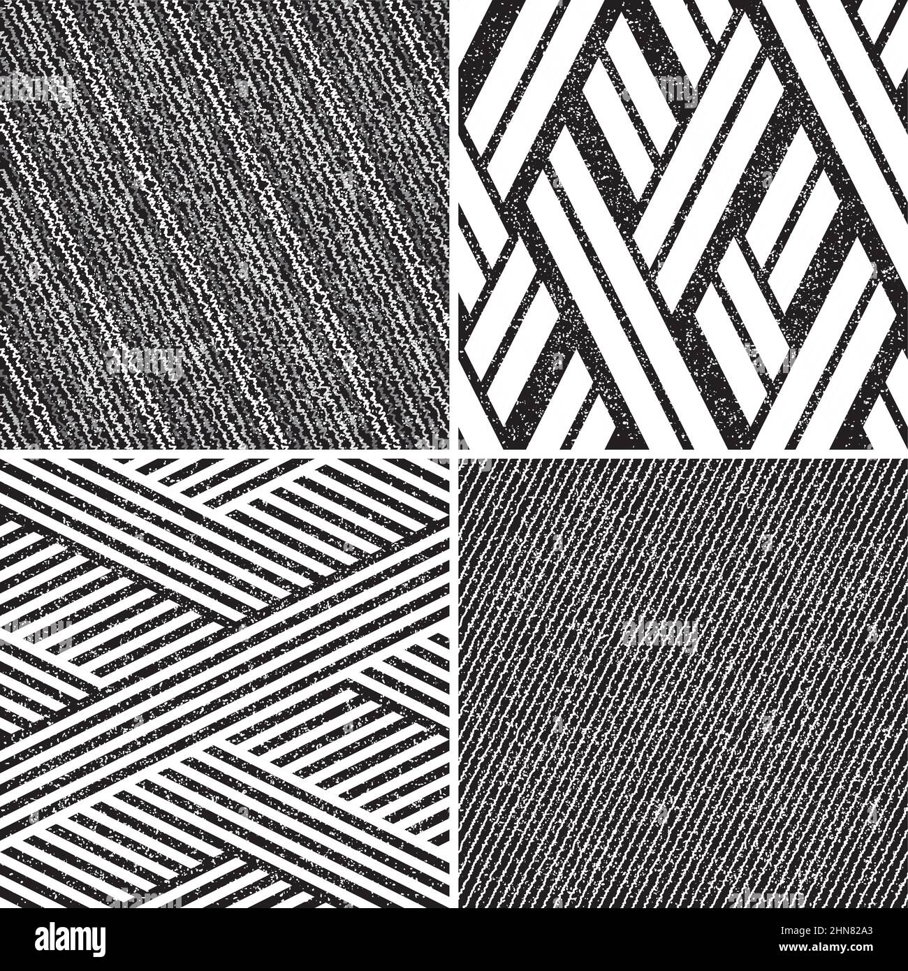 4 different vector patterns in the same package(eps). One pattern is paid and 3 are free (white dividing lines) Stock Vector