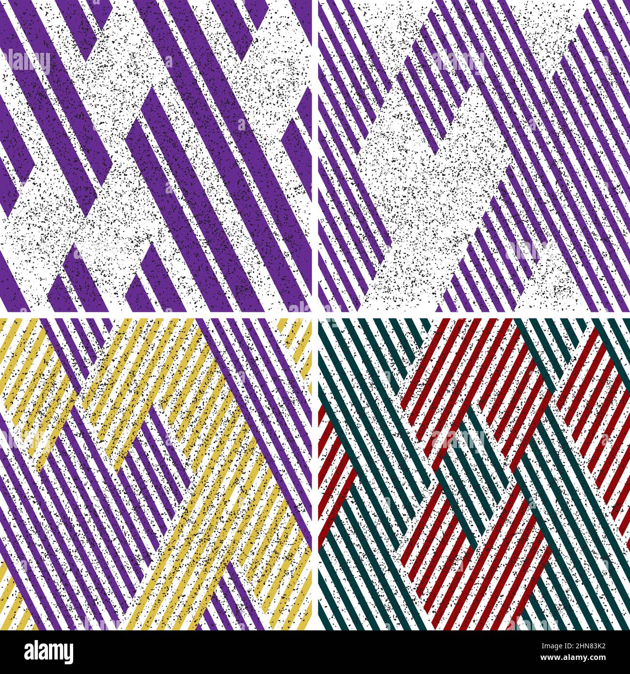 4 different vector patterns in the same package(eps). One pattern is paid and 3 are free (white dividing lines) Stock Vector