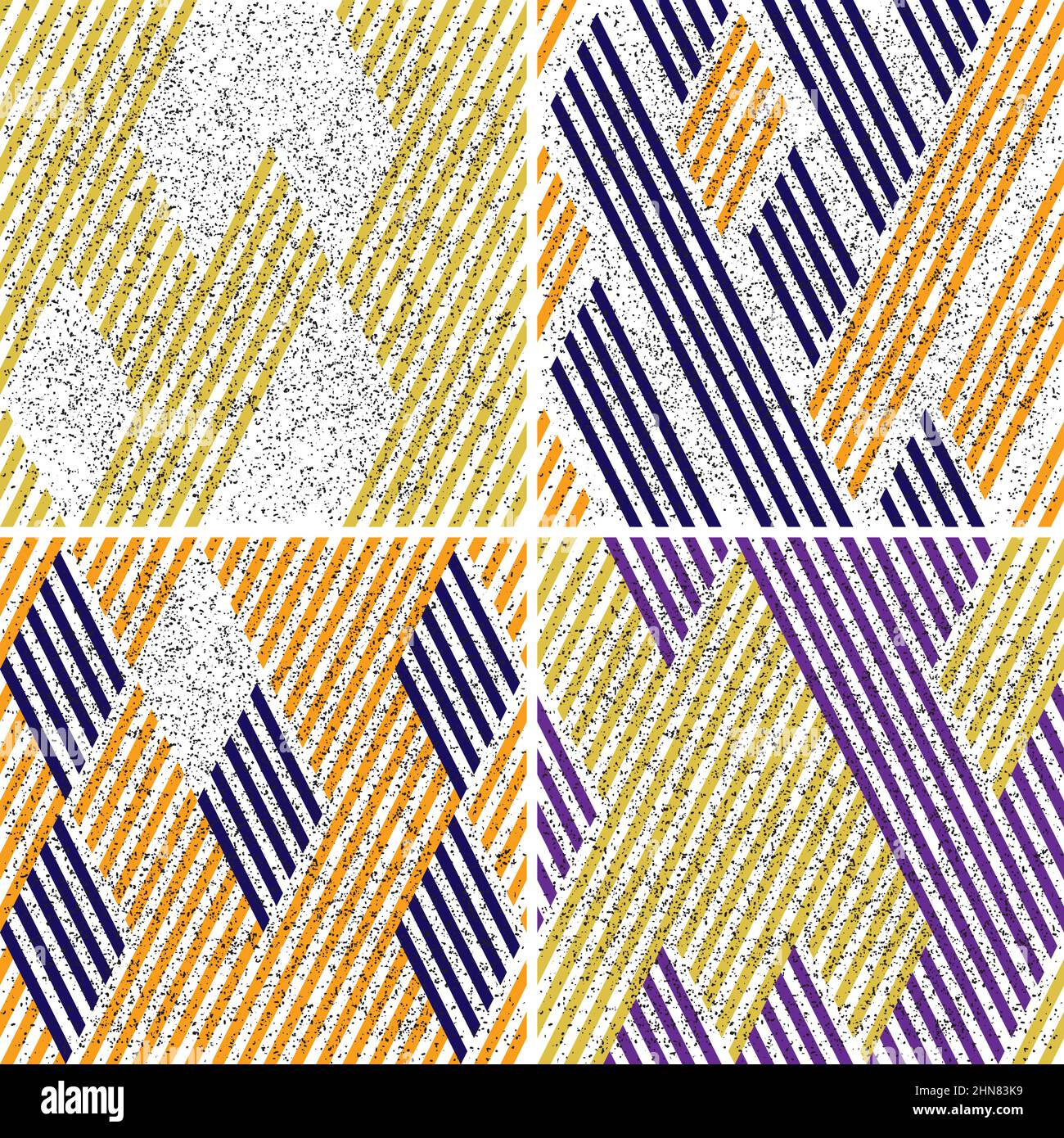 4 different vector patterns in the same package(eps). One pattern is paid and 3 are free (white dividing lines) Stock Vector