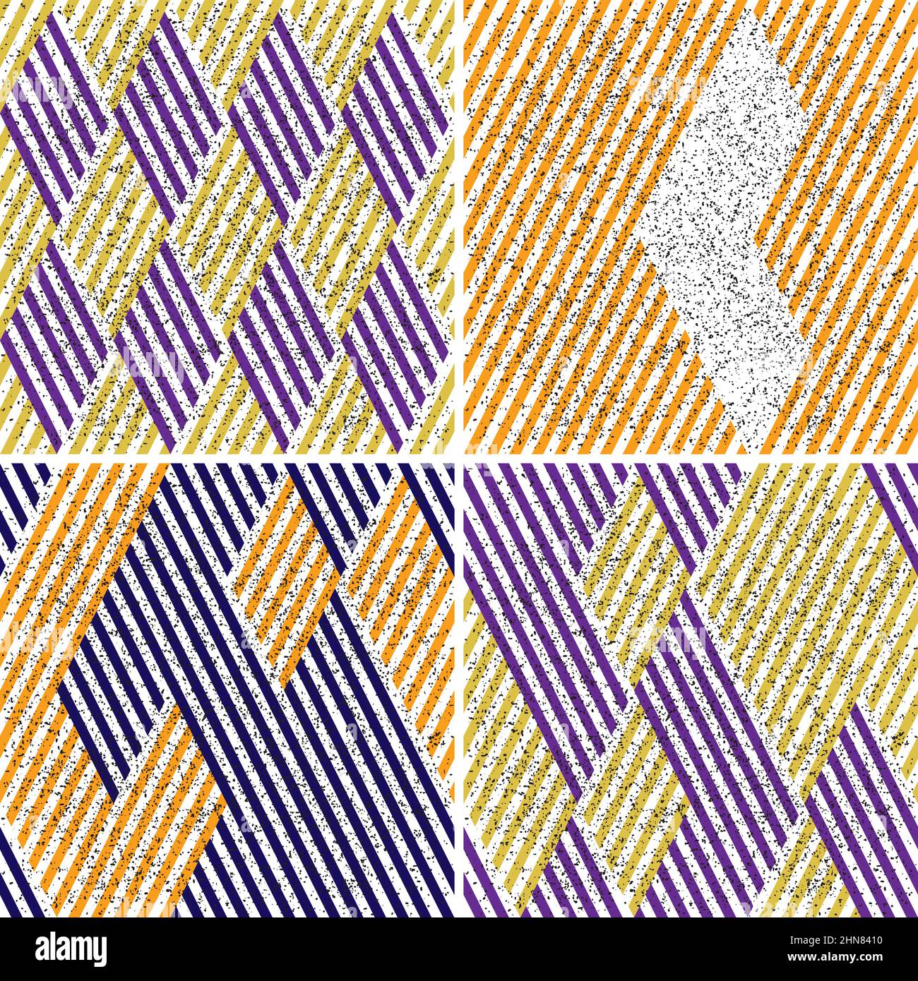 4 different vector patterns in the same package(eps). One pattern is paid and 3 are free (white dividing lines) Stock Vector