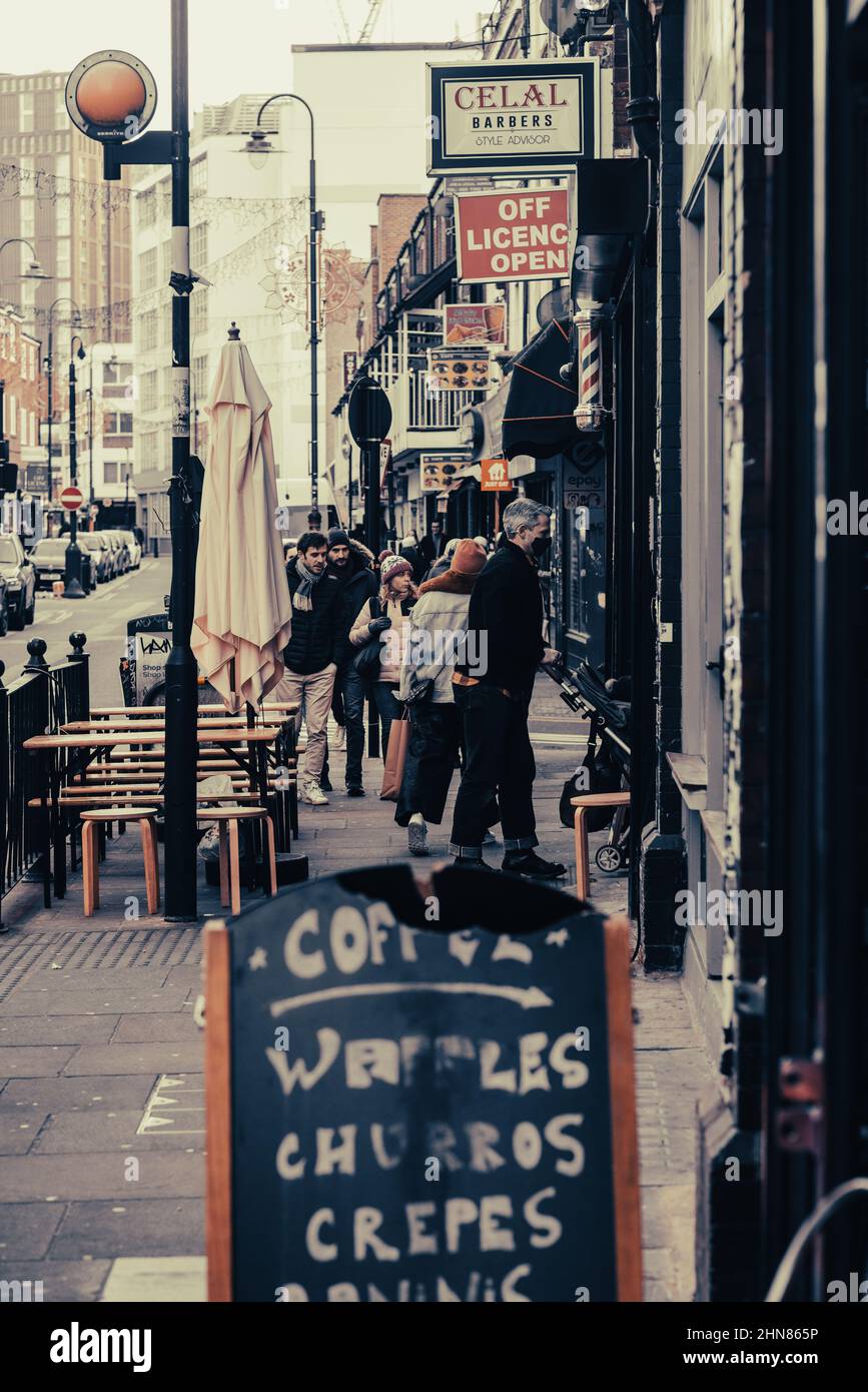 London around Brick Lane Eat End Stock Photo Alamy
