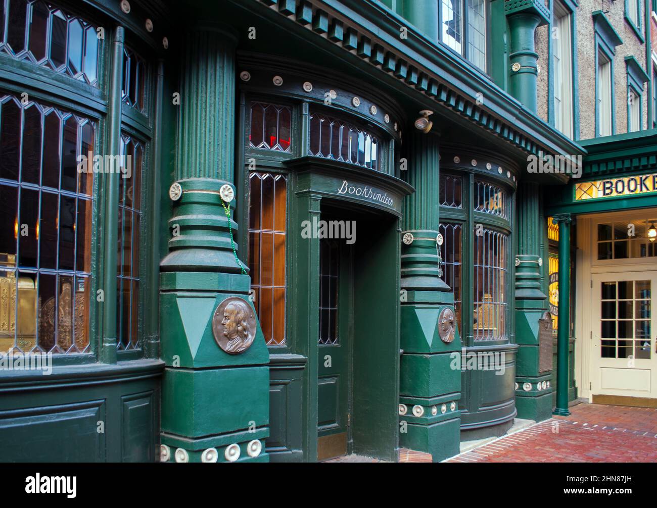 The Old Original Bookbinder's building, an historic seafood restaurant in Philadelphia, Pennsylvania Stock Photo