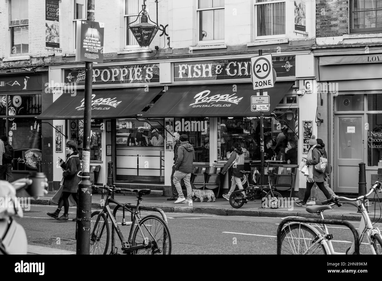 London around Brick Lane Eat End Stock Photo Alamy
