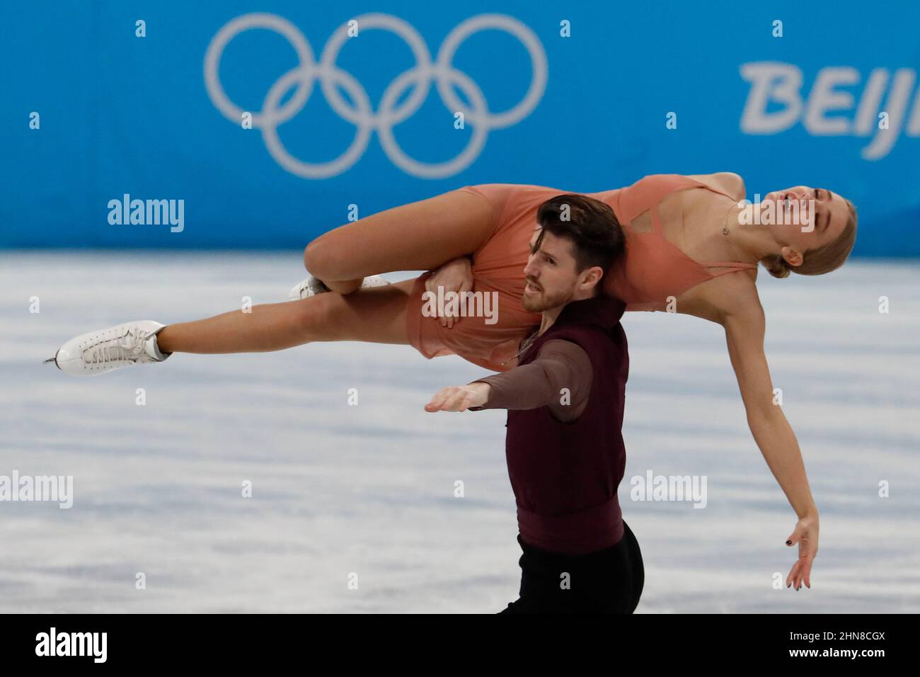Beijing Hebei China 14th Feb 2022 Alexandra Stepanova And Ivan Beijing Hebei China 14th Feb 2022 Alexandra Stepanova And Ivan
