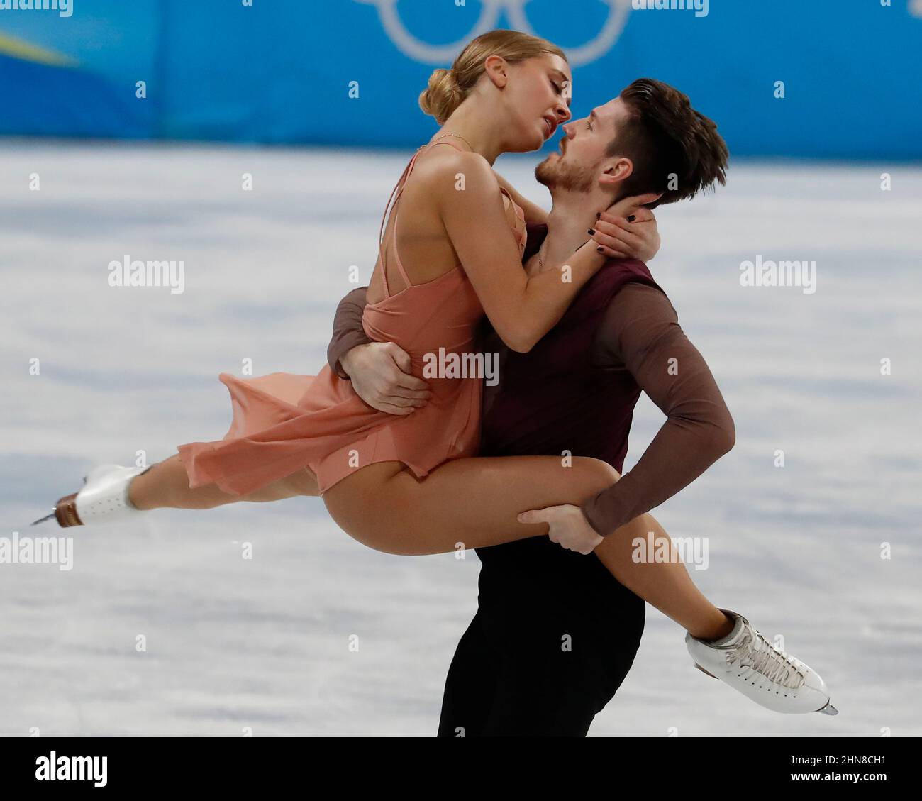 Beijing Hebei China 14th Feb 2022 Alexandra Stepanova And Ivan Beijing Hebei China 14th Feb 2022 Alexandra Stepanova And Ivan