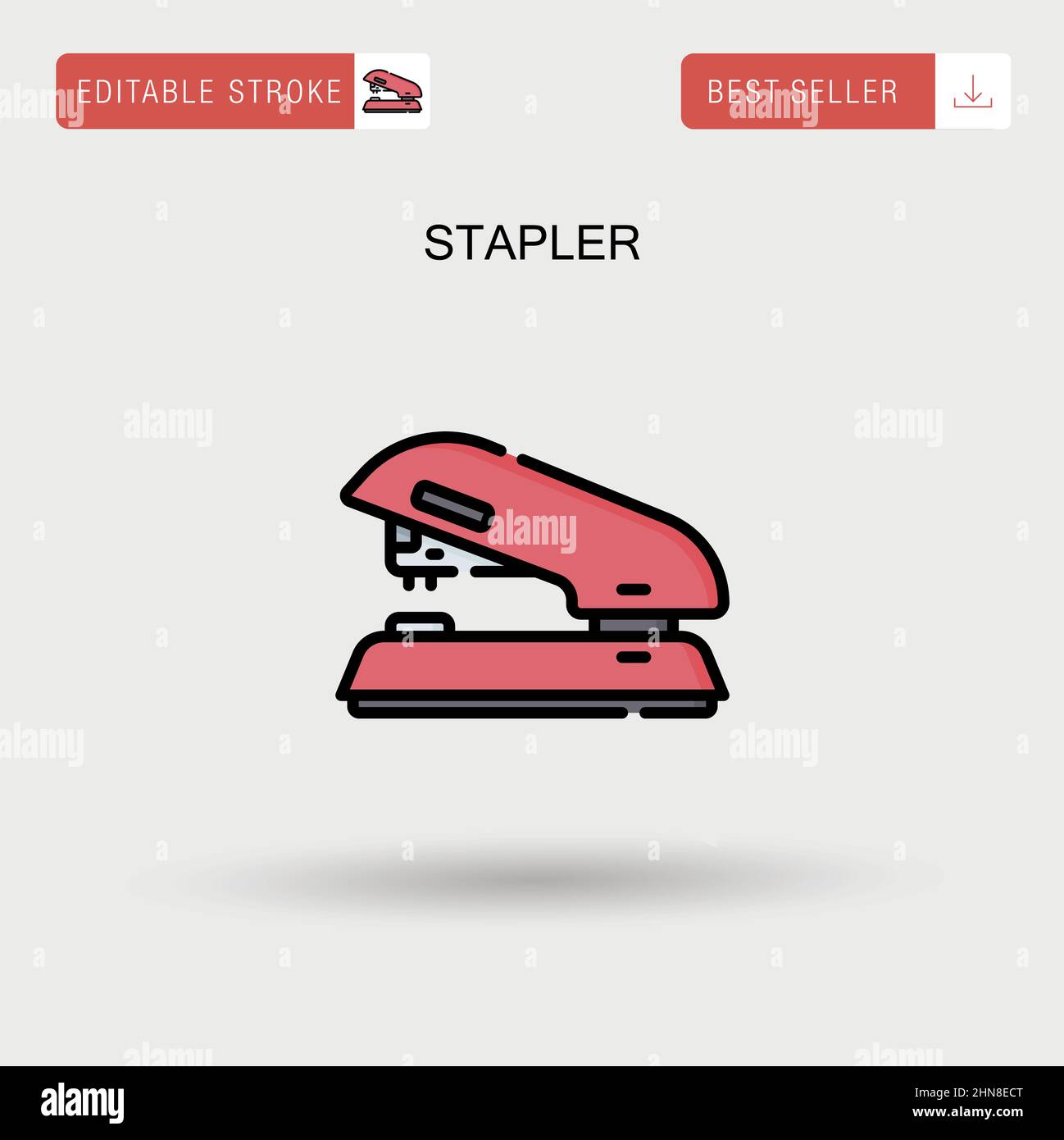 Stapler Simple vector icon Stock Vector Image & Art - Alamy