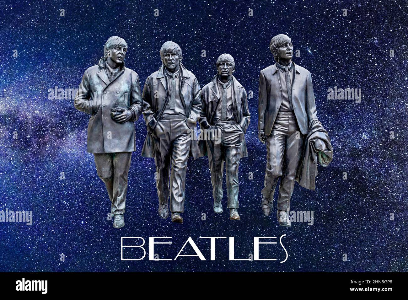The Beatles - Across the Universe Stock Photo