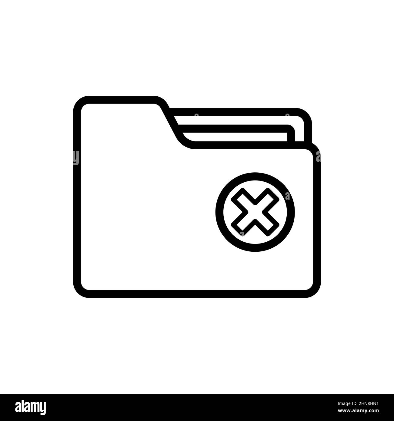 Folder with important documents icon. Government top secret report, seal stamped on folder with important documents. Vector on isolated white backgrou Stock Vector