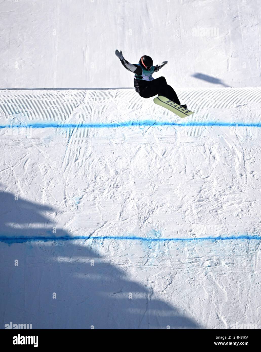 Beijing, China. 15th Feb, 2022. Mons Roisland of Norway competes during