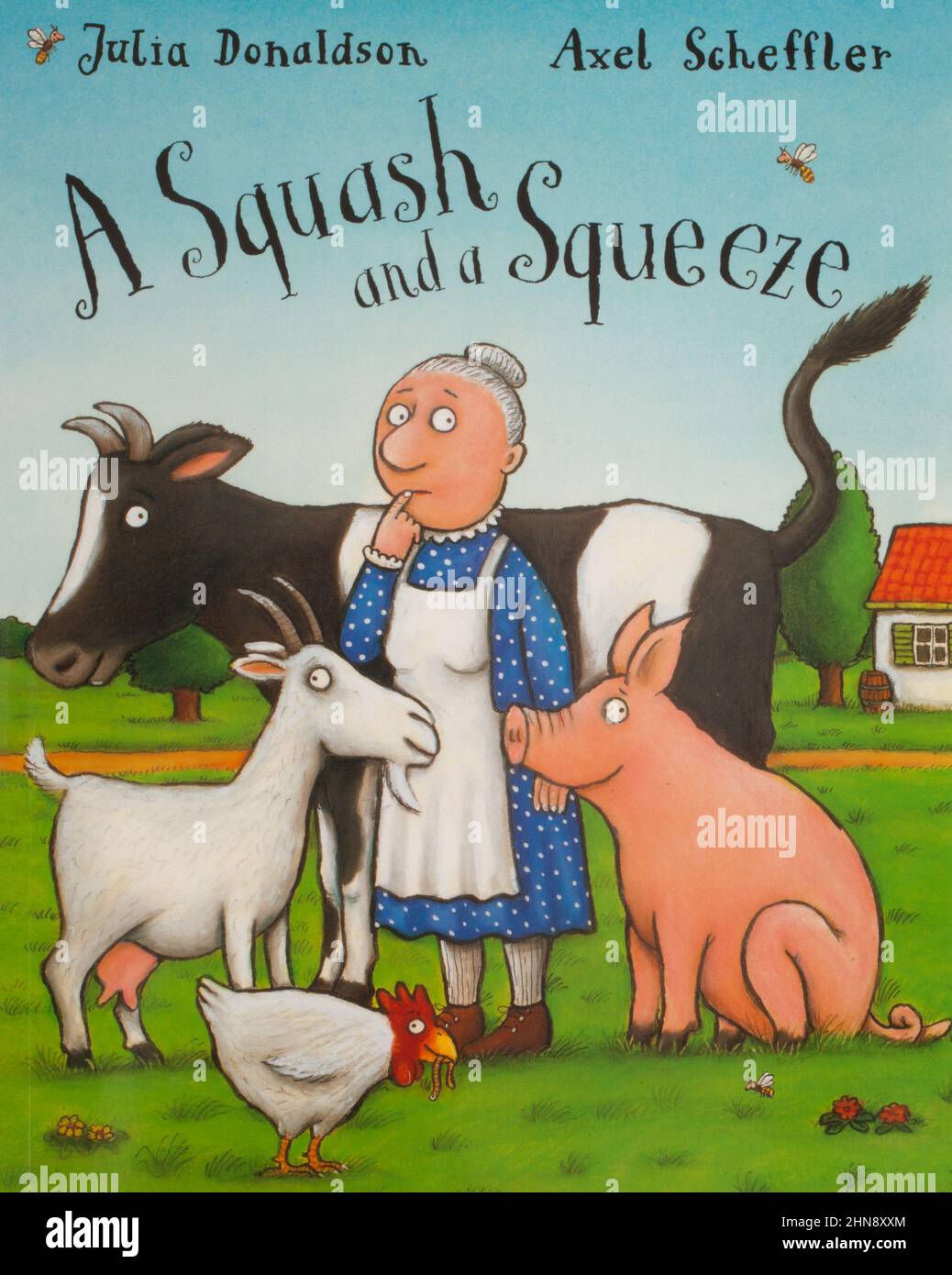 The book A squash and a squeeze by Julia Donaldson Stock Photo