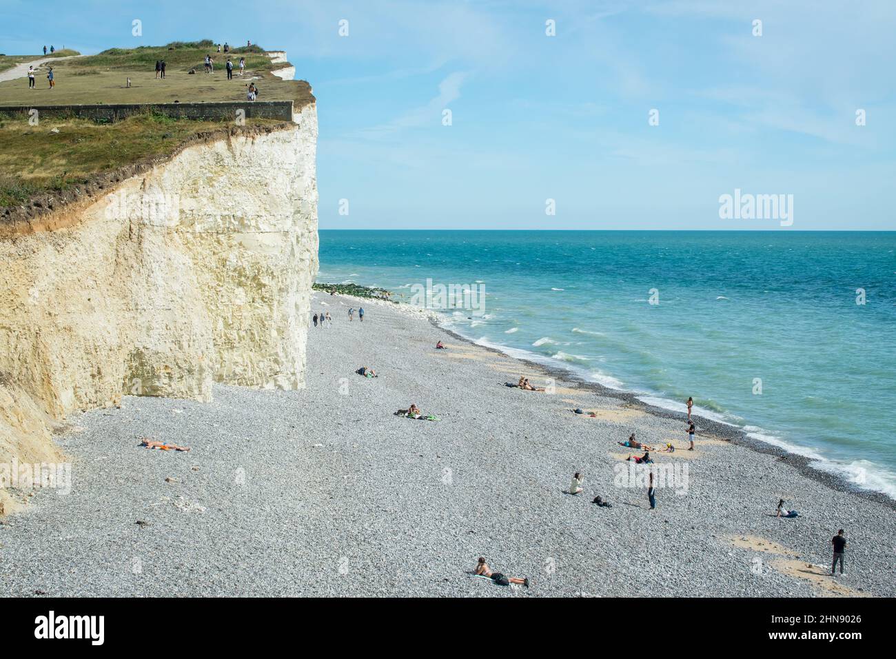 English national park seven sisters white cliff texture Stock Photo - Alamy