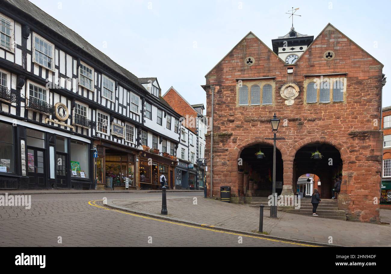 The Market house, Man of Ross House, Ross on wye, Herefordshire Stock Photo