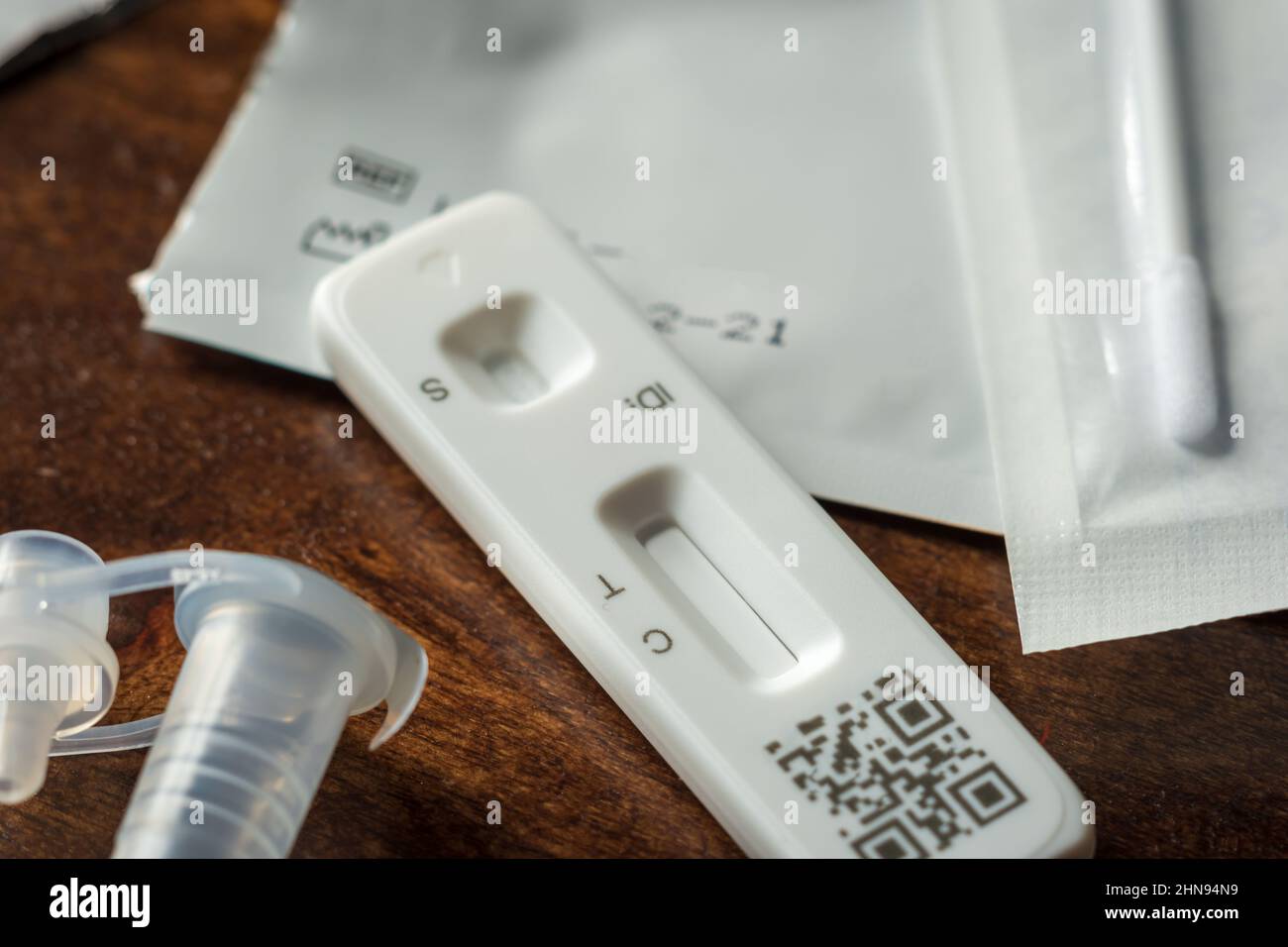 Covid 19 SARS CoV 2 antigen test kit for self testing in England UK Stock Photo Alamy