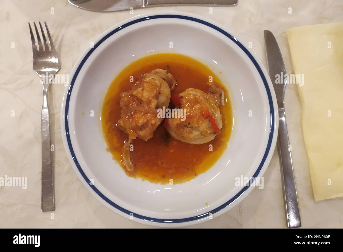 Food, Second dish, Cuttlefish Stock Photo