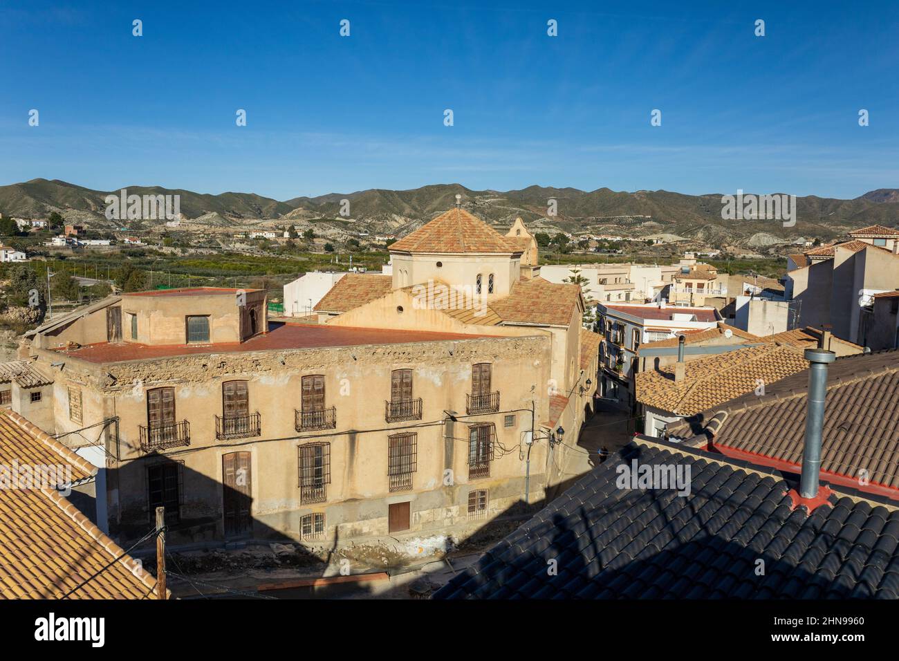 View Overlooking the Rooftops, Arboleas Town, Almanzora Valley, Almeria