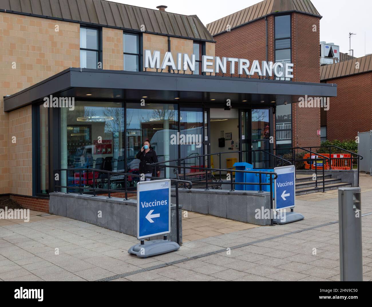 Main entrance, Ipswich hospital, Suffolk, England, UK Stock Photo Alamy