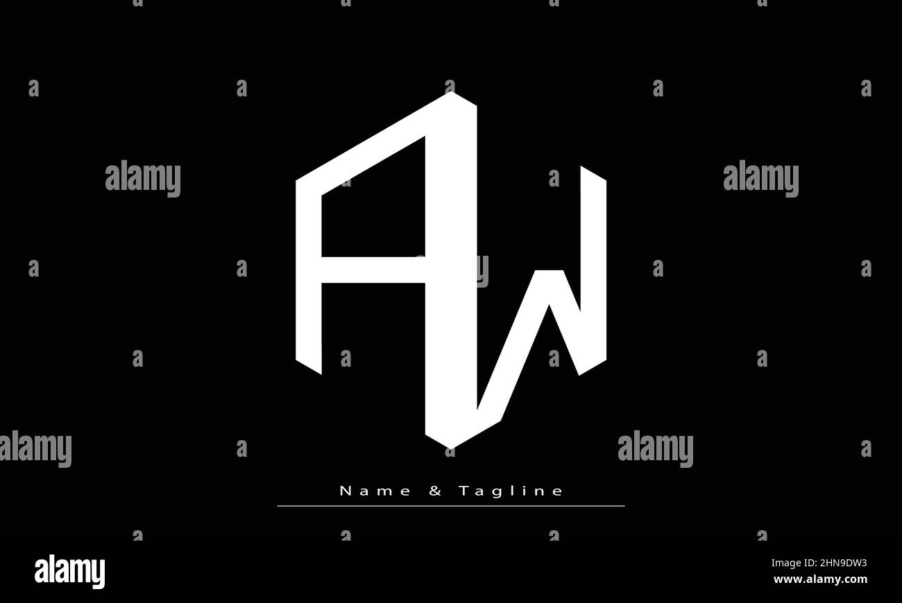 Letters aw Black and White Stock Photos & Images - Alamy