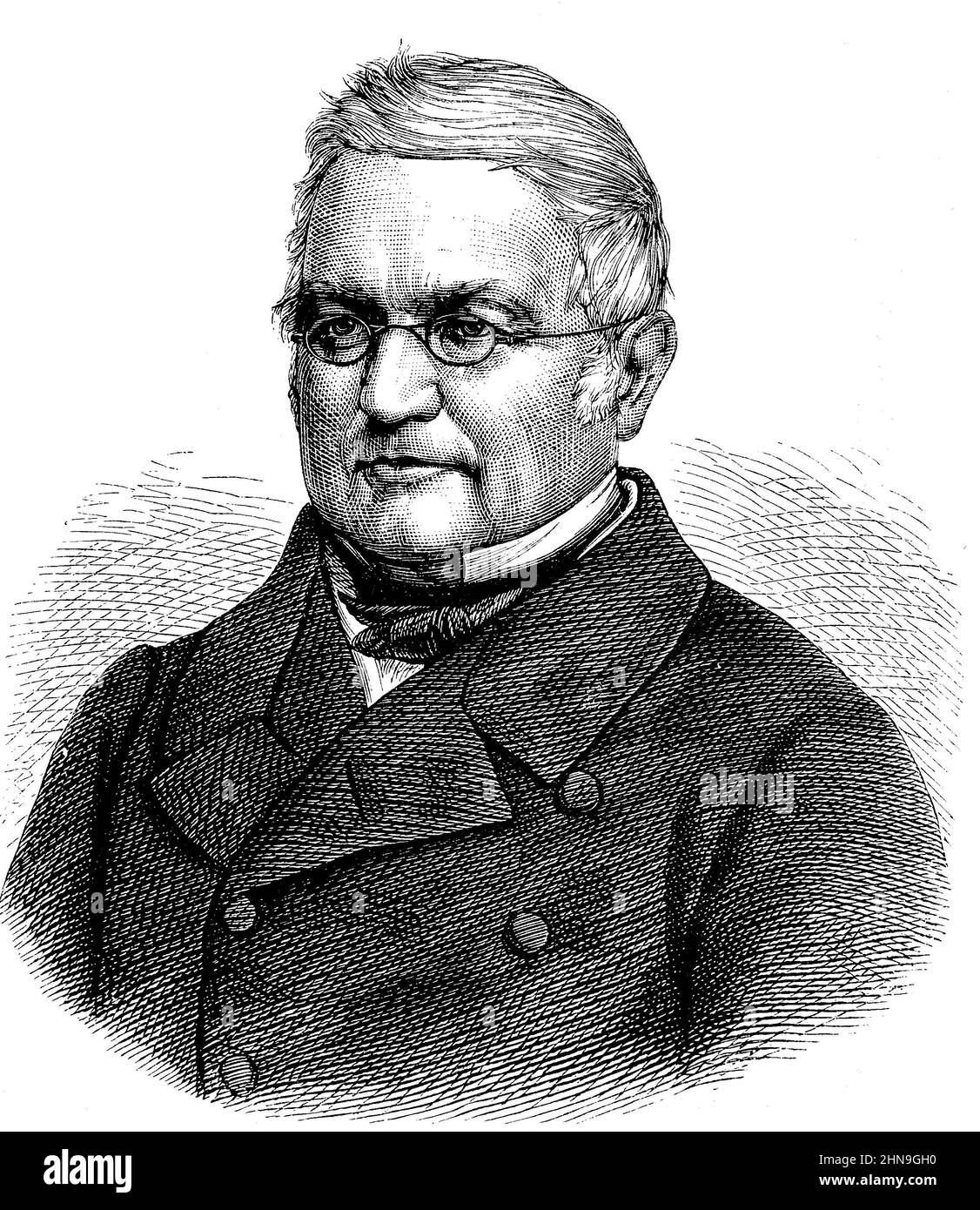 Louis Adolphe Thiers, 16. April 1797 - 3. September 1877, war ein französischer Politiker und Historiker. Er war von 1871 bis 1873 der erste Staatspräsident der Dritten Republik  /  Louis Adolphe Thiers, April 16, 1797 - September 3, 1877, was a French politician and historian. He was the first President of the Third Republic from 1871 to 1873, Historisch, historical, digital improved reproduction of an original from the 19th century / digital restaurierte Reproduktion einer Originalvorlage aus dem 19. Jahrhundert, genaues Originaldatum nicht bekannt Stock Photo