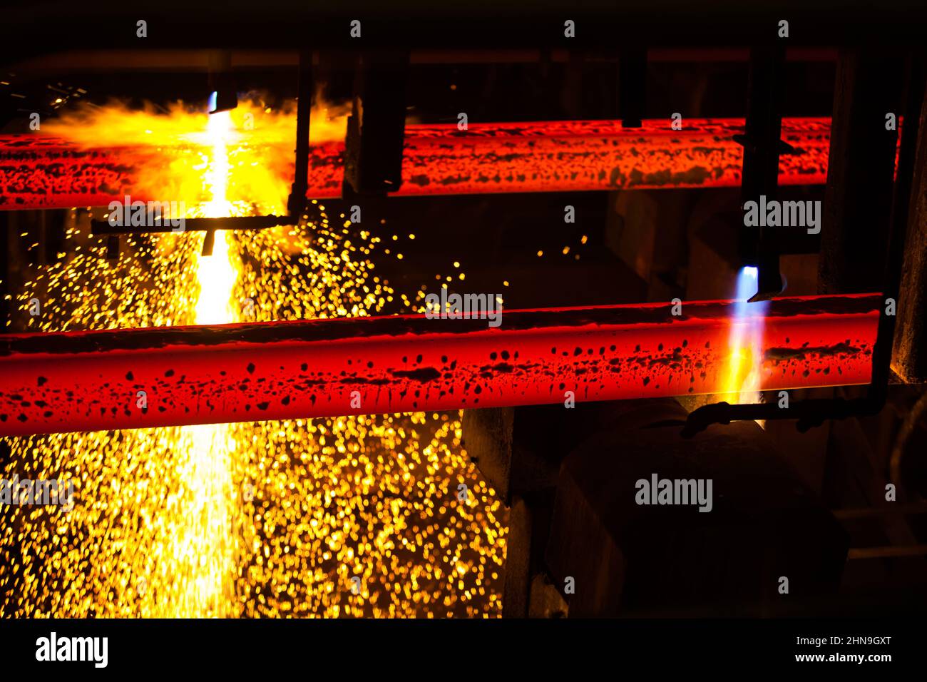 Manufacturing of mild steel square bar on continuous casting machine