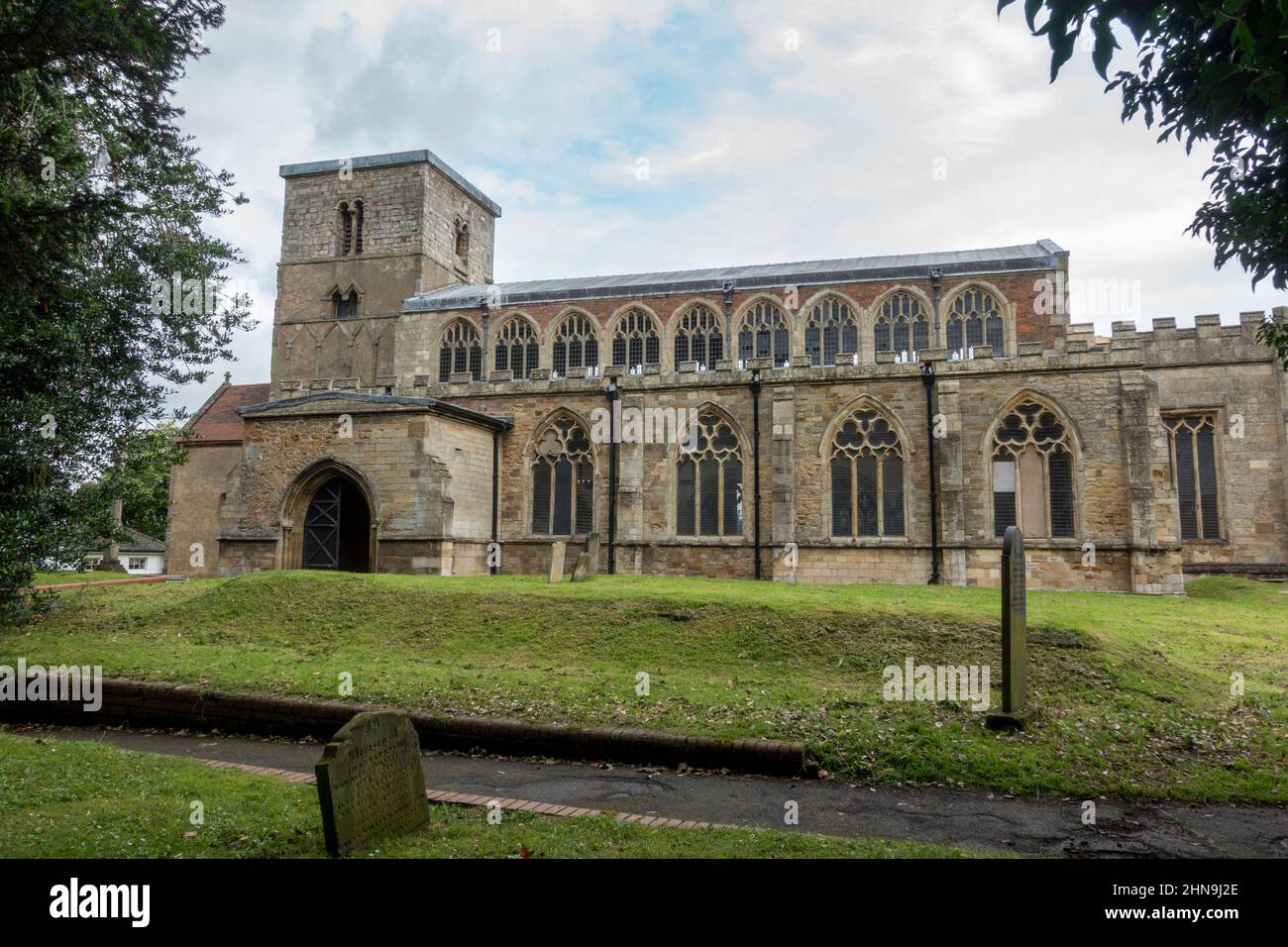 St Peter's Church, Barton-upon-Humber, North Lincolnshire, UK. Stock Photo