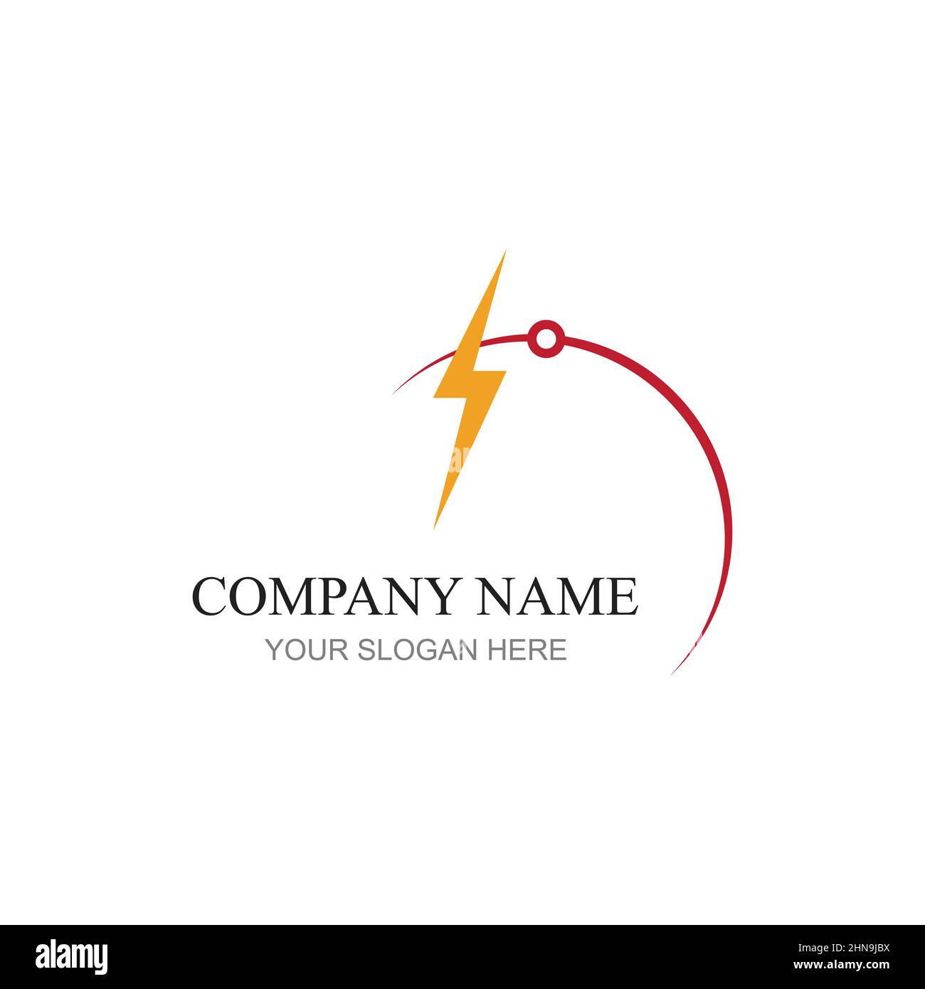 technology logo design vector Stock Vector