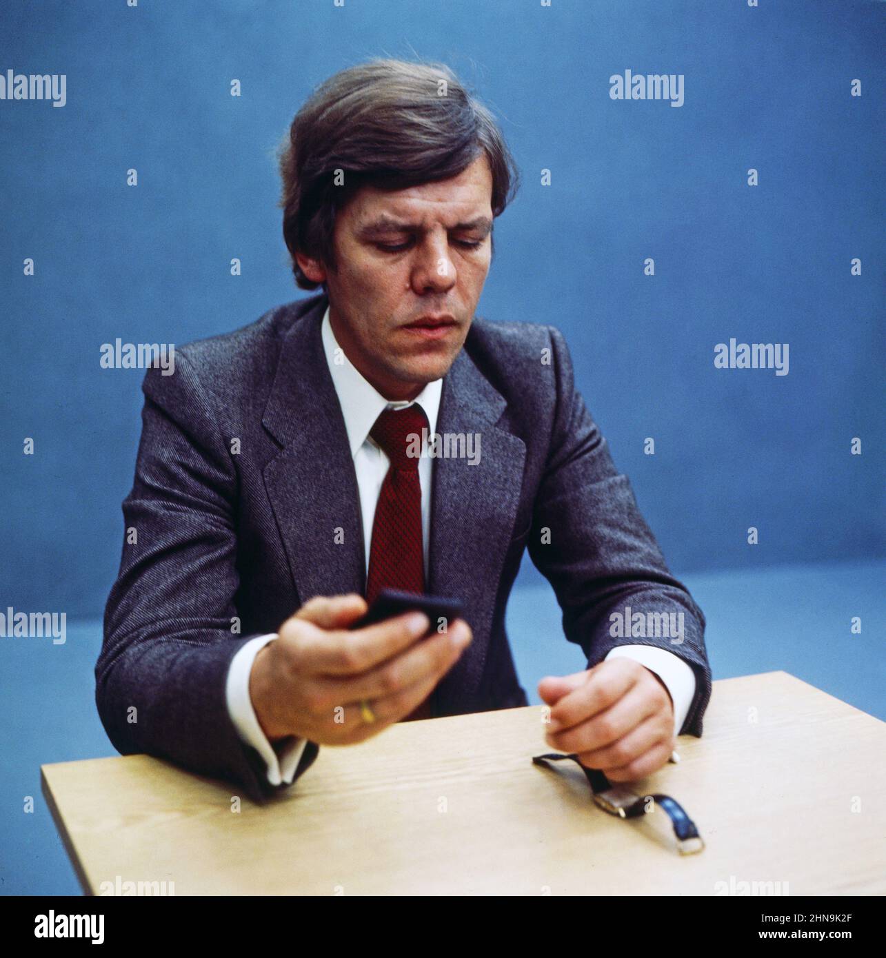 Angst, Fernsehfilm, Deutschland 1976, Regie: Dagmar Damek, Darsteller: Peter Striebeck Stock Photo