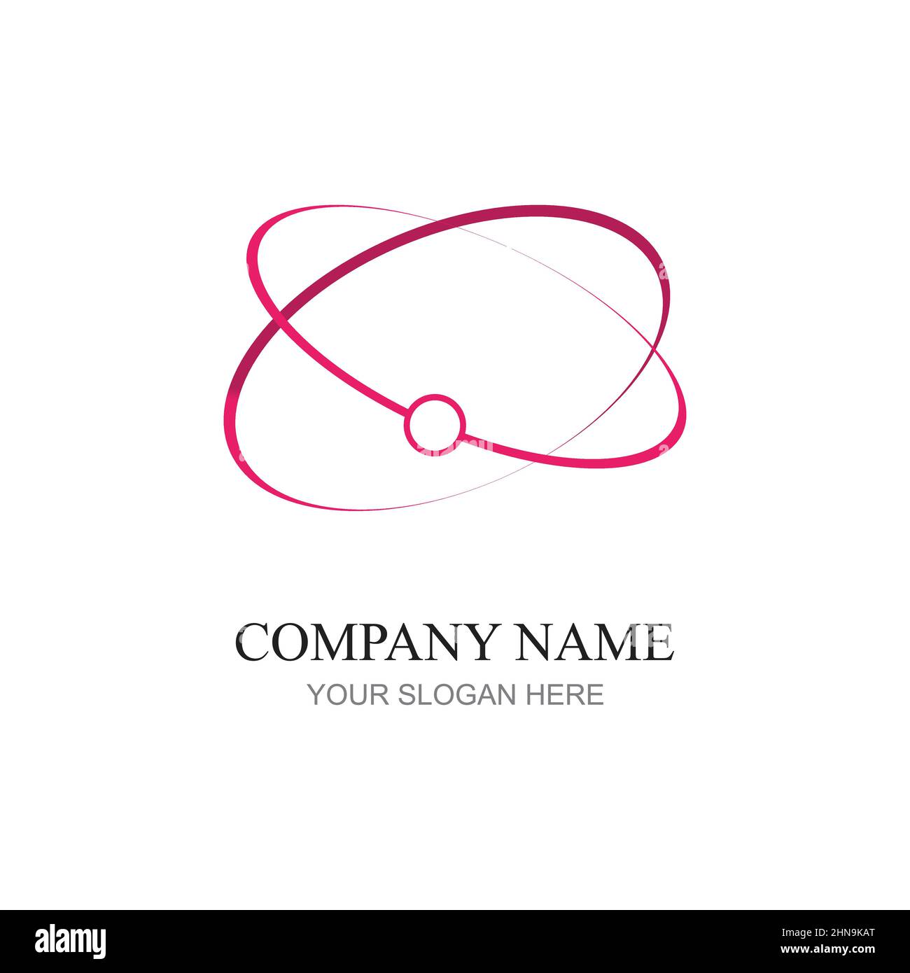 technology logo design vector Stock Vector