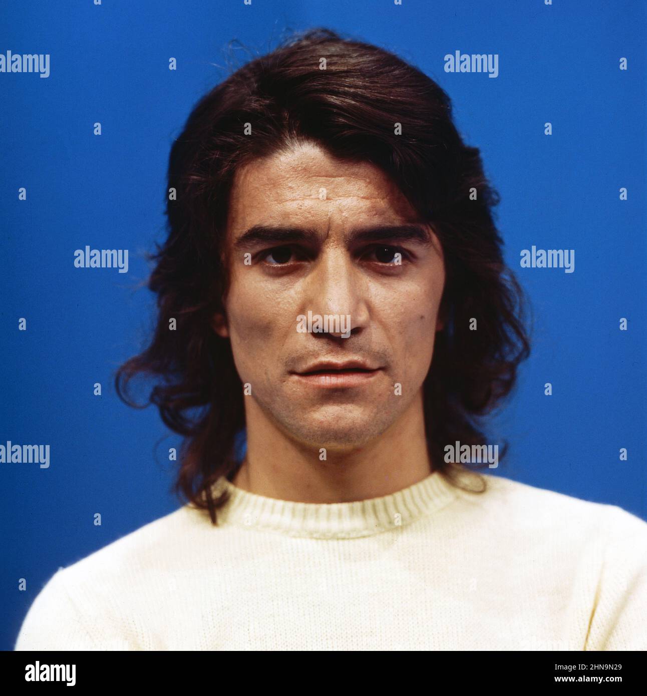 Drupi, bürgerlich Giampiero Anelli, italienischer Sänger, Deutschland um 1974. Stock Photo