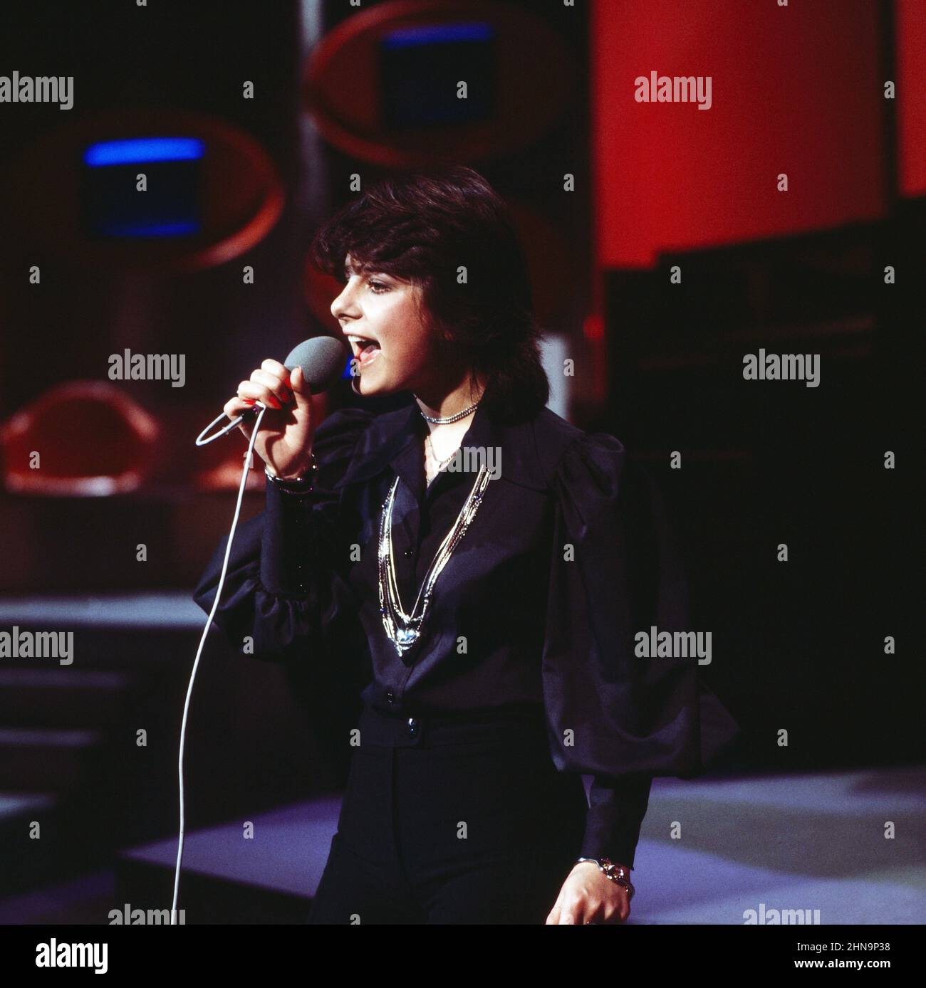 Disco, ZDF Musiksendung, Sängeirn Marianne Rosenberg, 1975. Disco ZDF ...