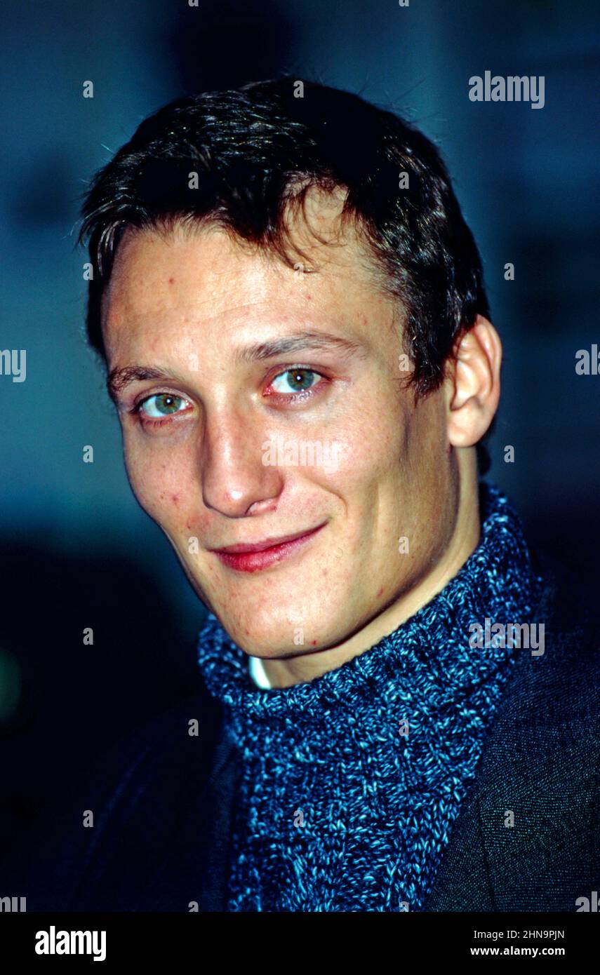 Oliver Masucci, deutscher Schauspieler, Portrait von 1996. Oliver Masucci, German actor, portrait 1996. Stock Photo
