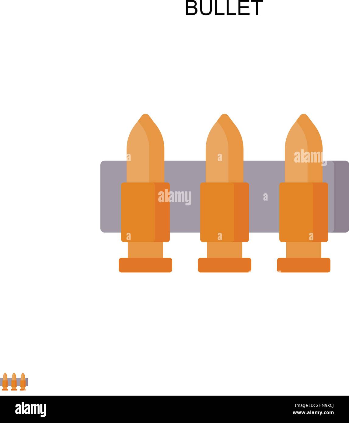 Bullet Simple vector icon. Illustration symbol design template for web ...