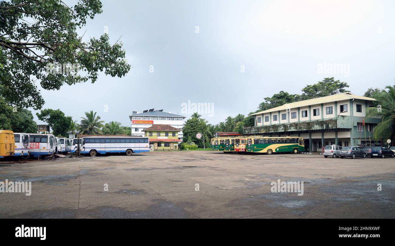 Kannur India th July 21 After Months Of Covid 19 Induced Lockdown Kerala Limped Back To Normal As The Government Eased The Curbs Allowing Shops To Open And Permitting Public Transport With The
