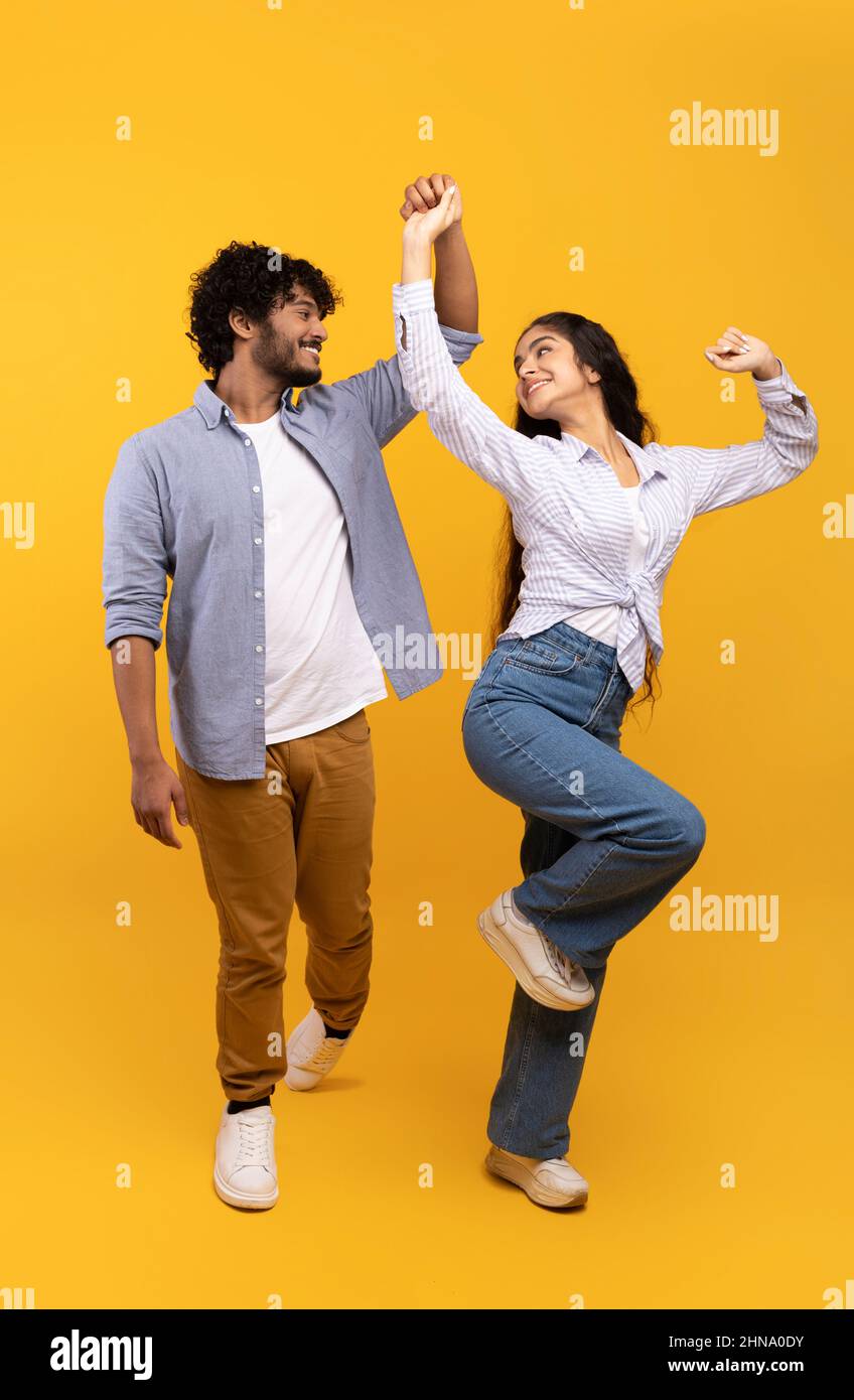 Indian couple holding hands hi-res stock photography and images - Alamy
